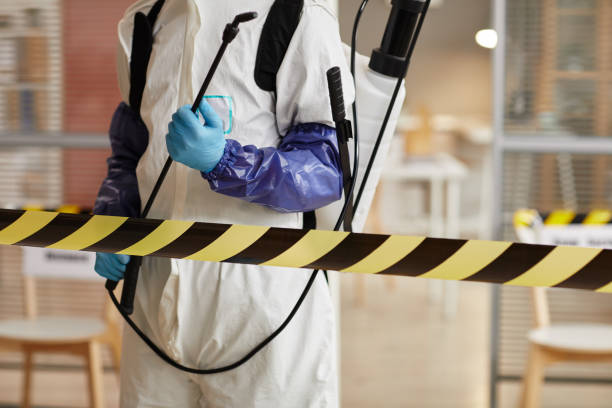 Professional Biohazard Cleanup technician working in Kempton, IN